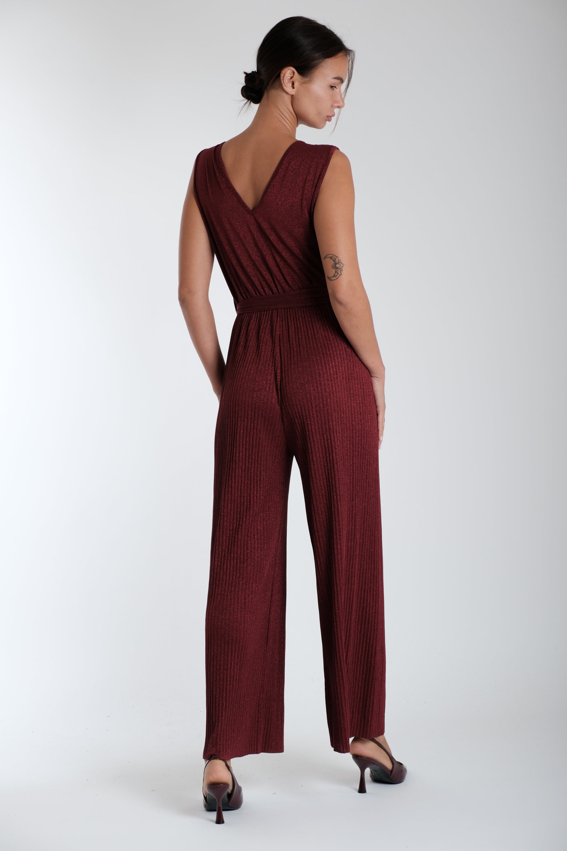 TUTA IN LUREX|Colore:Rosso