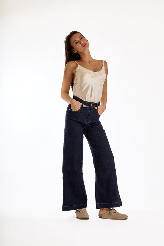 JEANS GAMBA LARGA|Colore:Jeans