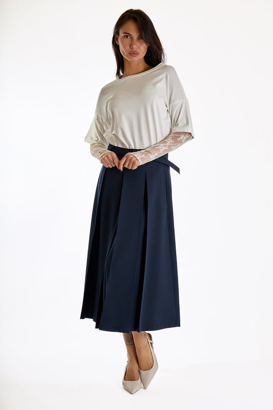 GONNA PENCE CINTURA|Colore:Blu