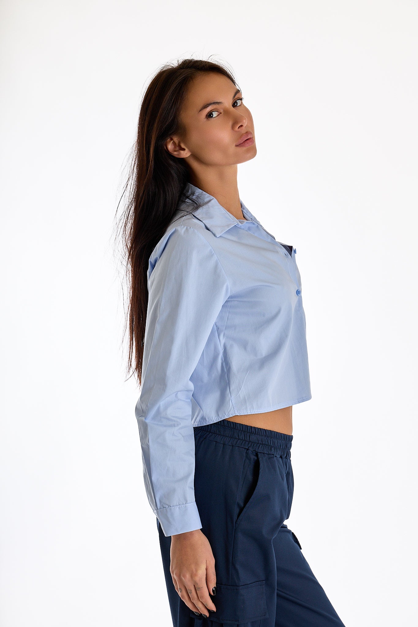 CAMICIA CORTA|Colore:Celeste