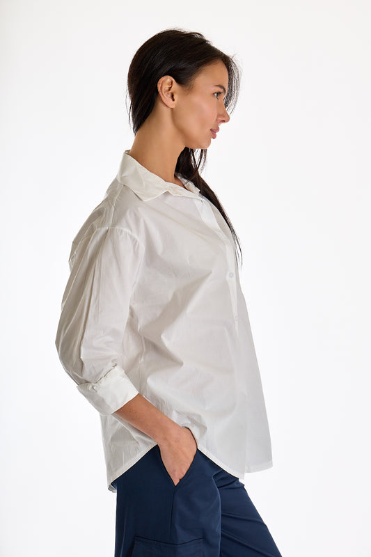 CAMICIA OVER|Colore:Bianco