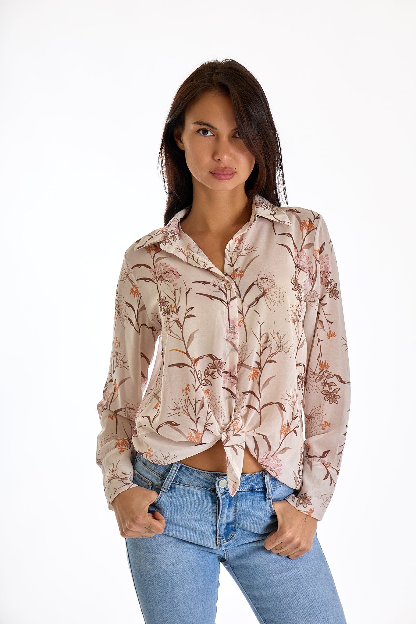 CAMICIA FANTASIA|Colore:Sabbia