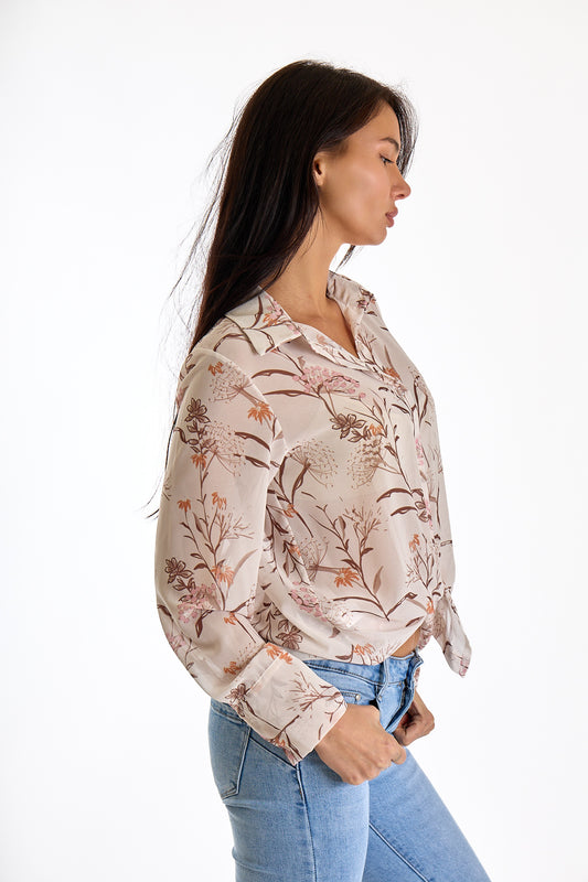 CAMICIA FANTASIA|Colore:Sabbia