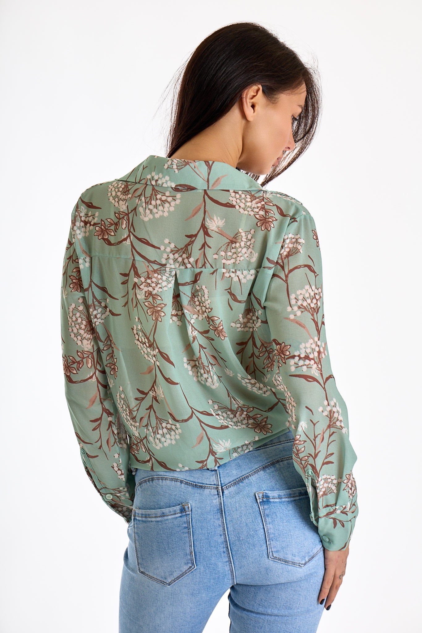 CAMICIA FANTASIA|Colore:Menta