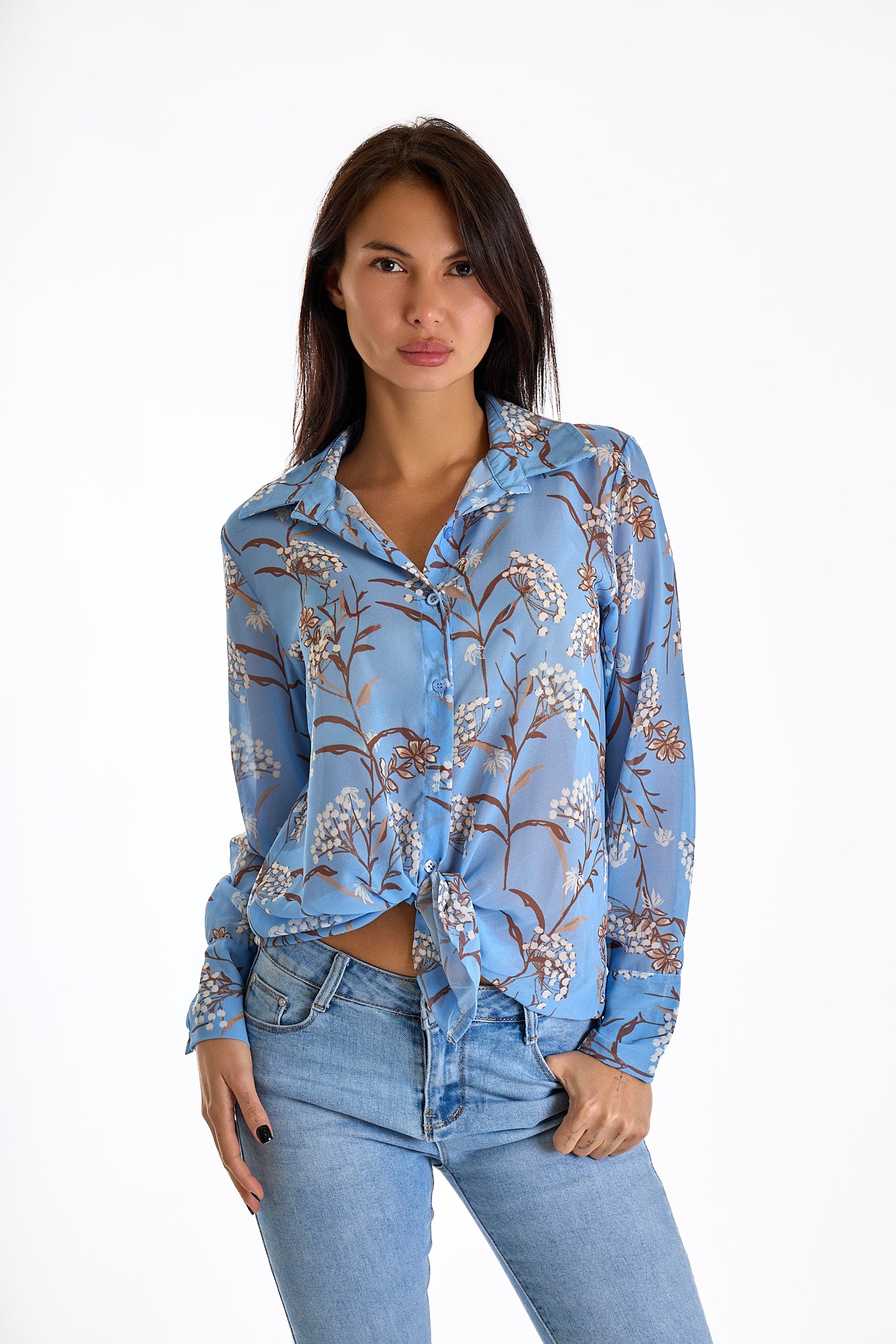 CAMICIA FANTASIA|Colore:Celeste