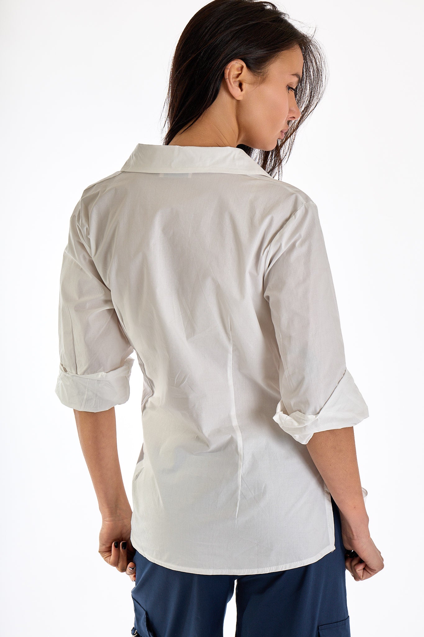 CAMICIA NODO LATERALE|Colore:Bianco