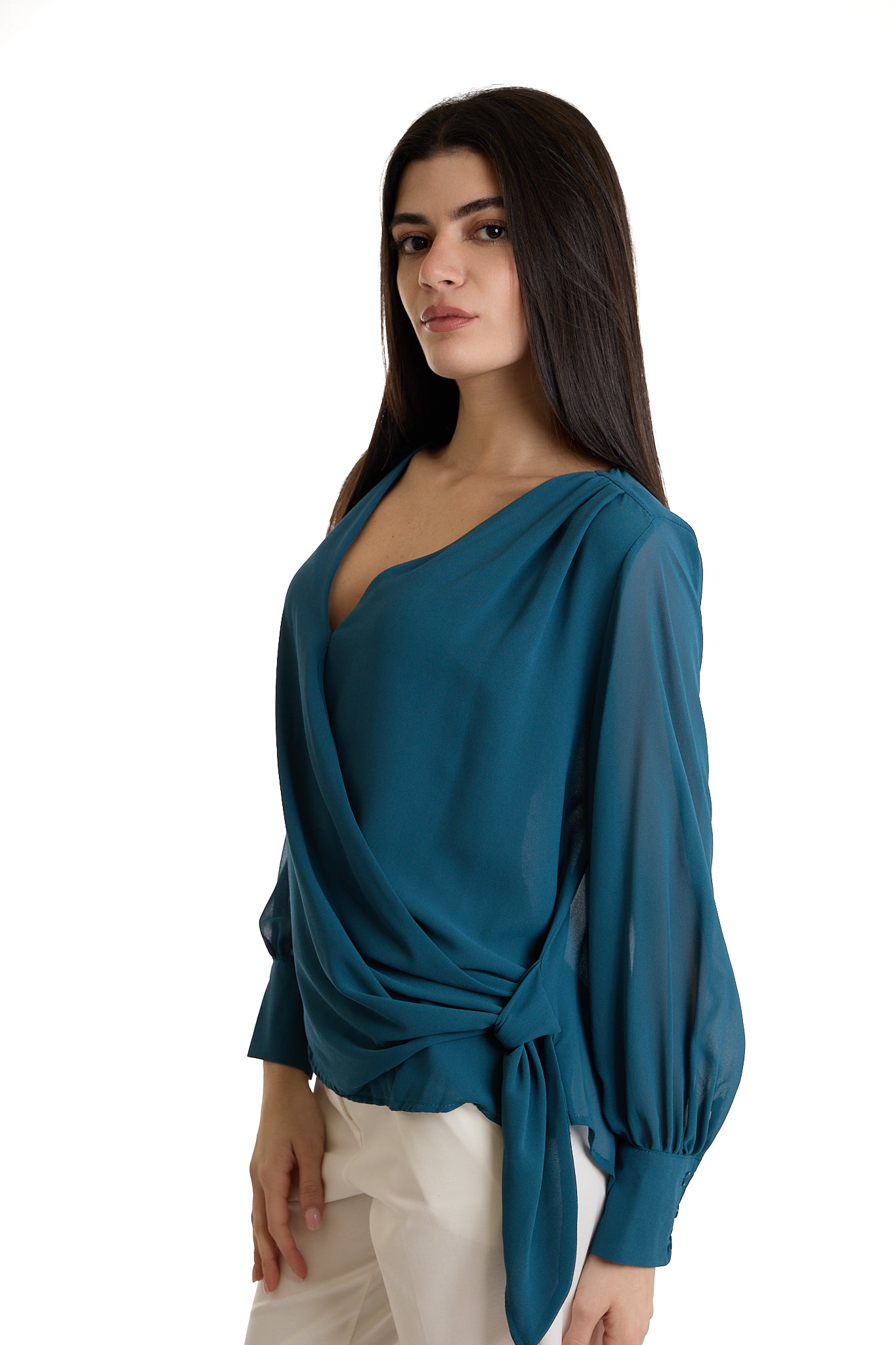 CAMICIA NODO|Colore:Blu