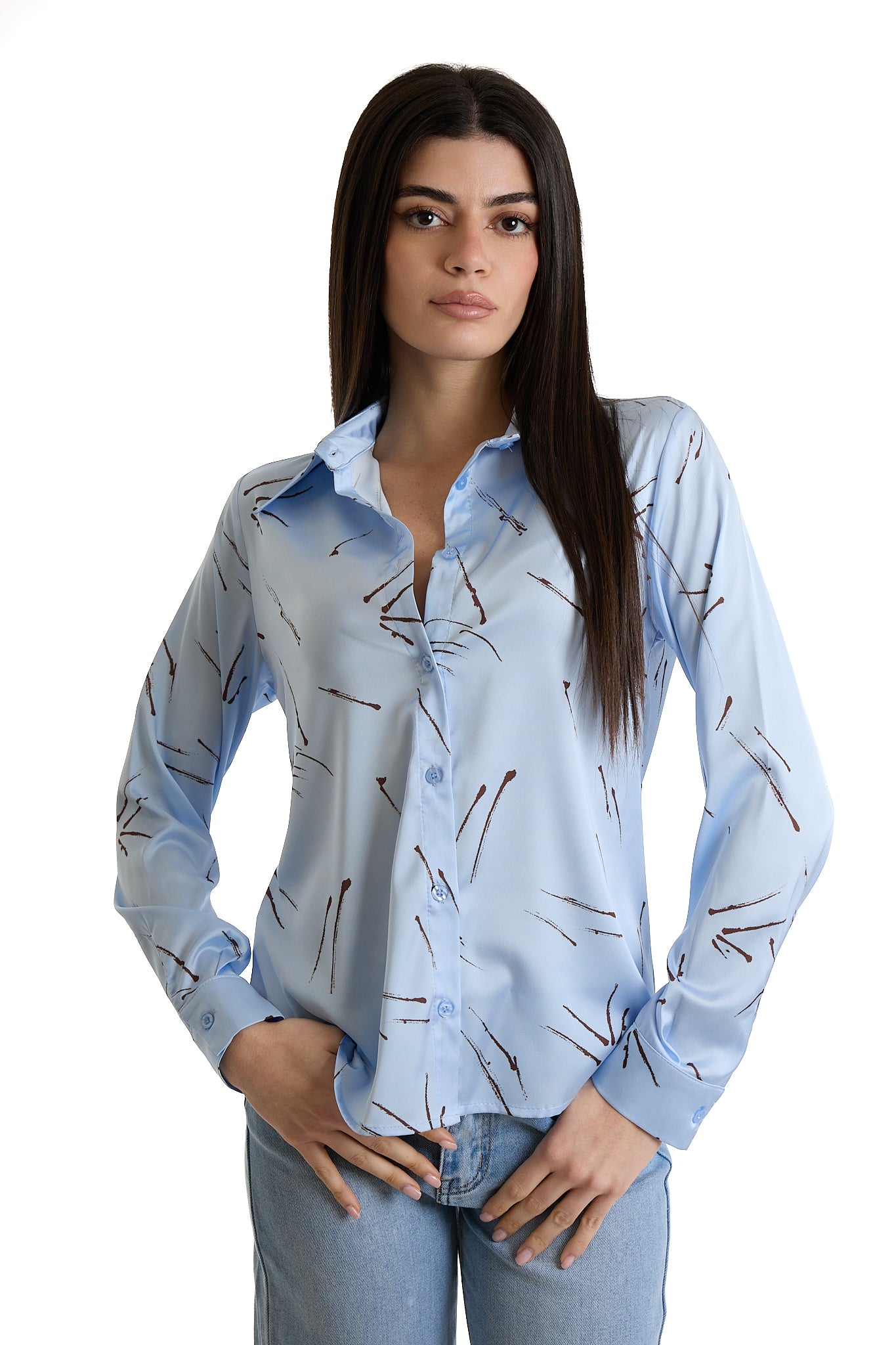 CAMICIA FANTASIA|Colore:Celeste