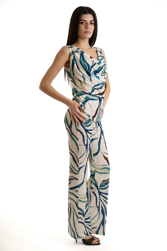 PANTALONE FANTASIA|Colore:Blu