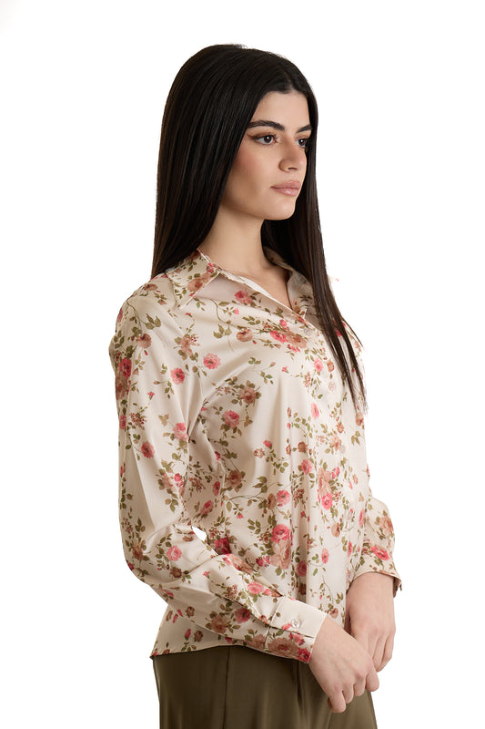 CAMICIA FANTASIA|Colore:Sabbia