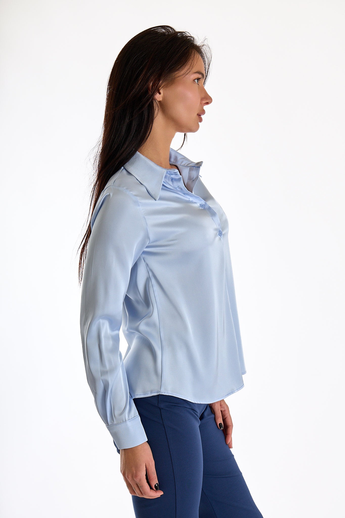 CAMICIA RASO|Colore:Celeste