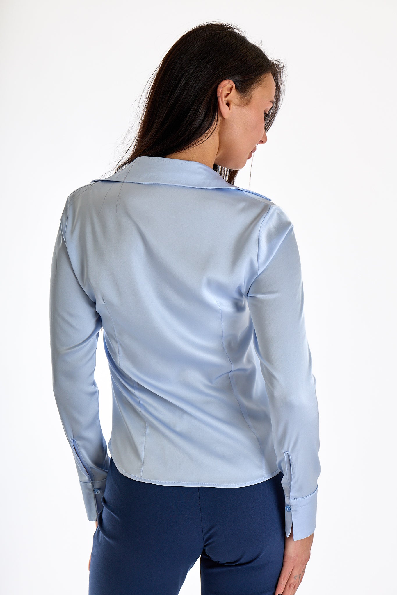 CAMICIA RASO|Colore:Celeste