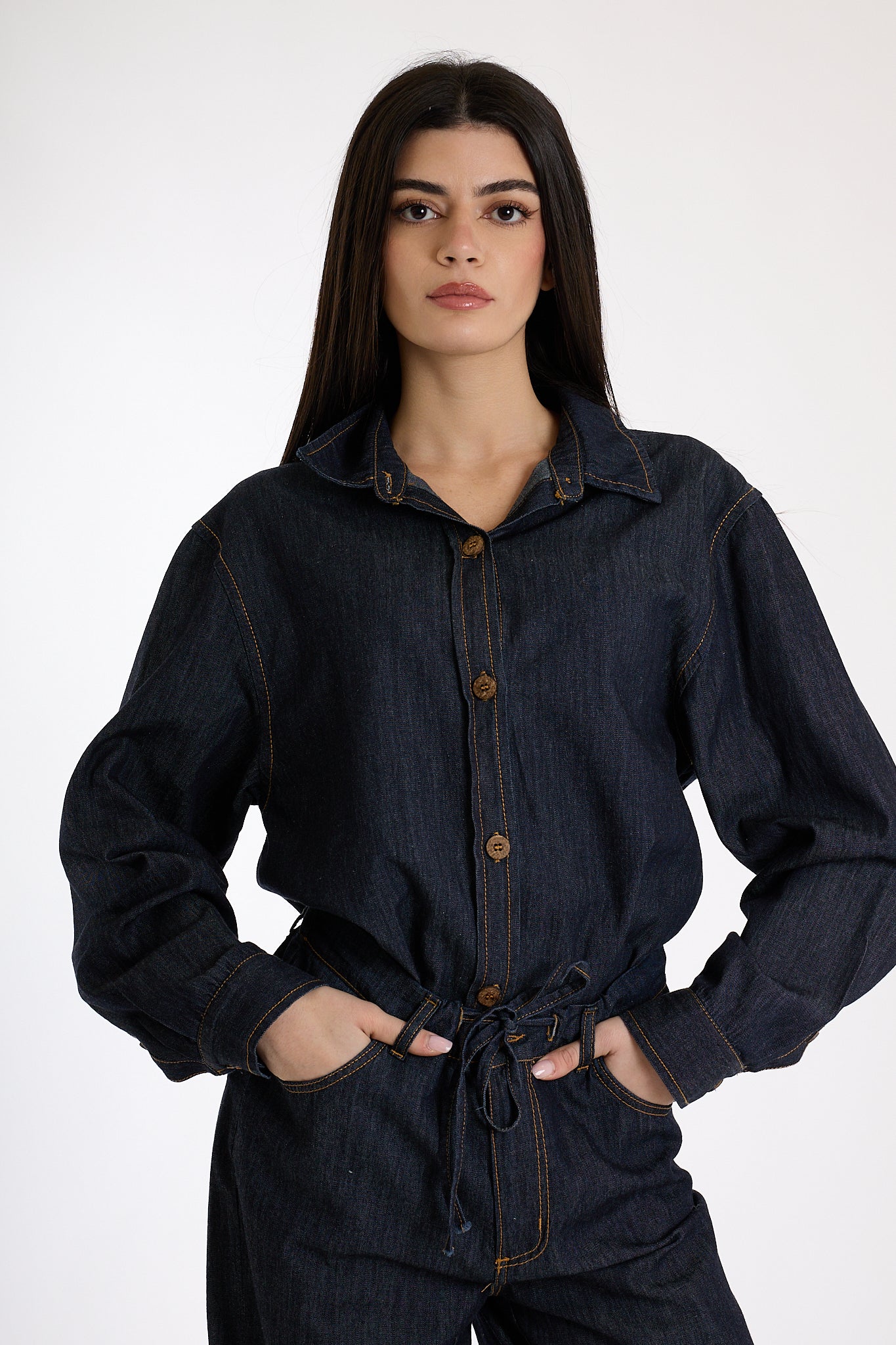 CAMICIA JEANS|Colore:Jeans