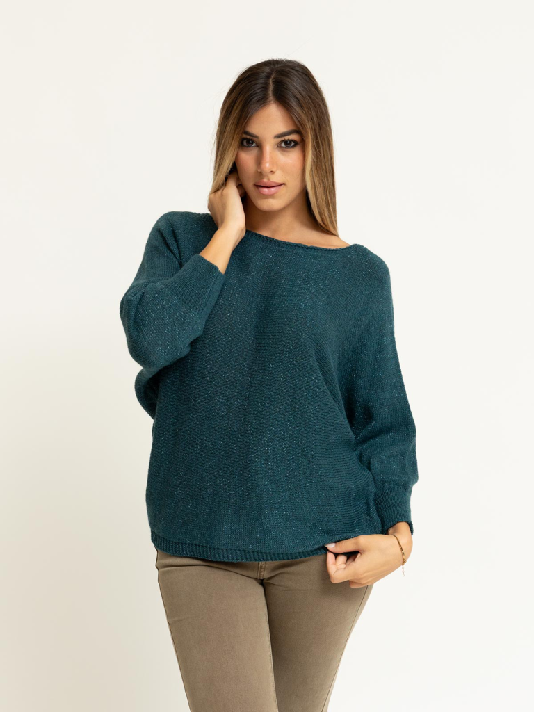 Maglia goccia lurex
