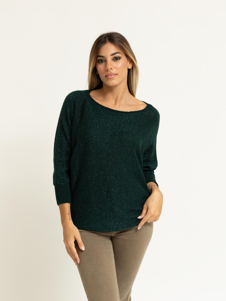Maglia goccia lurex