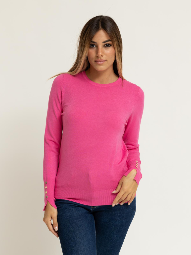 Maglia manica bottoni