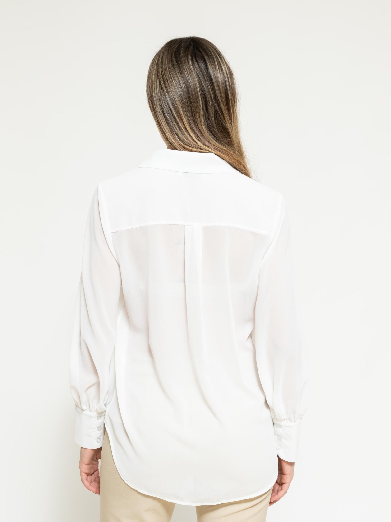 Camicia classica in velo