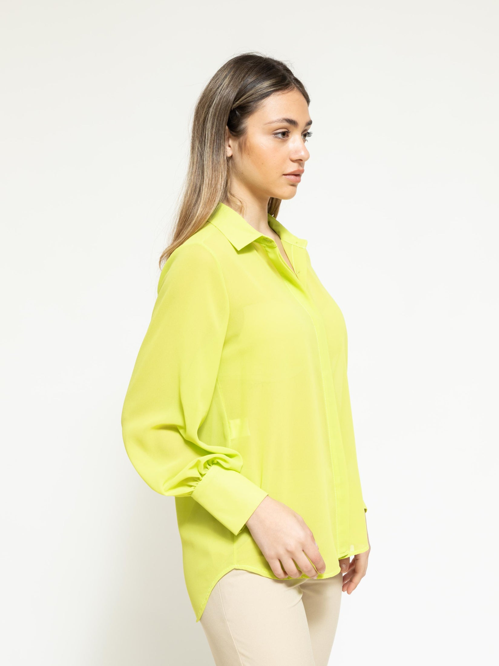 Camicia classica in velo
