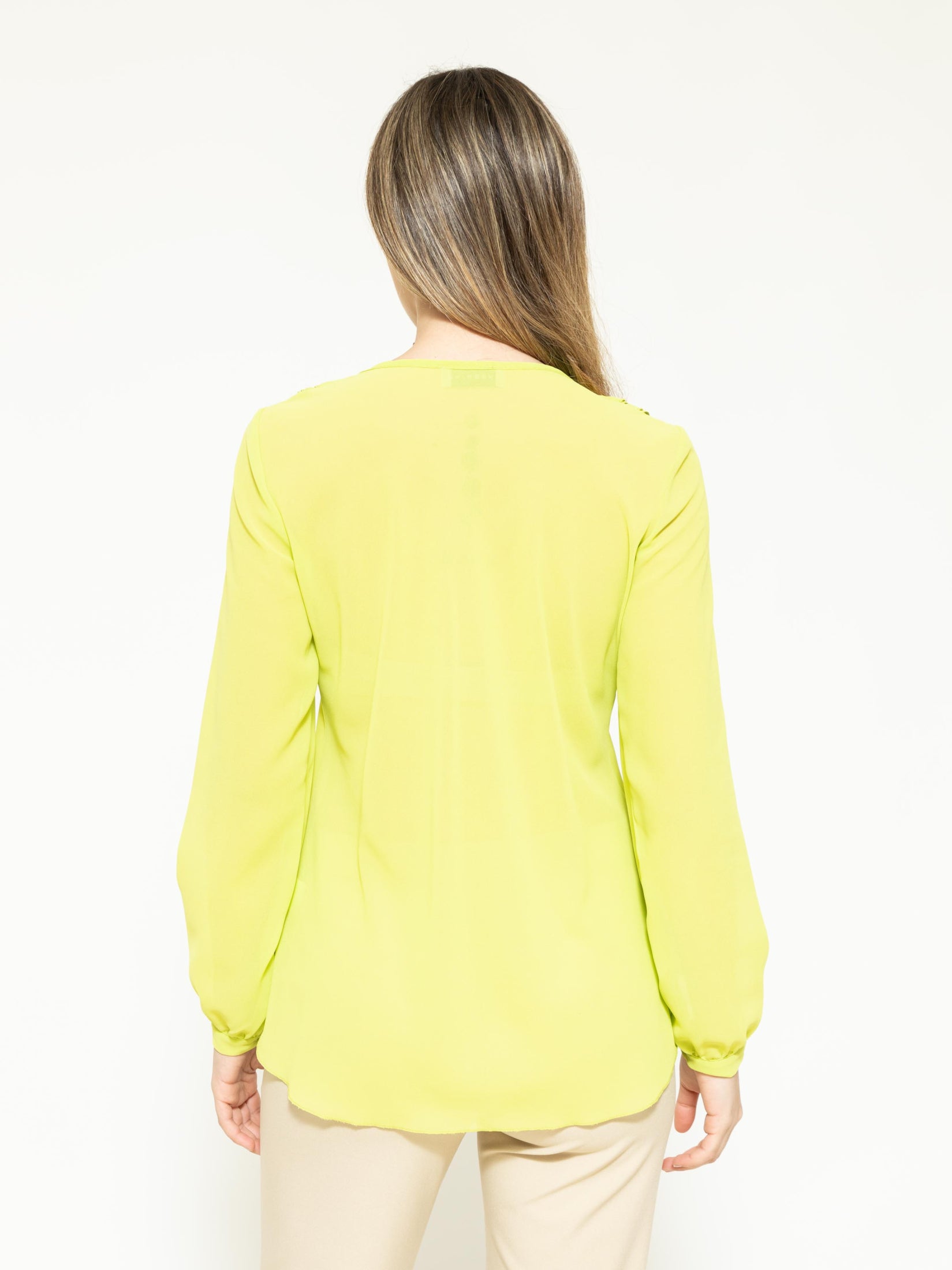 Camicia con rouches