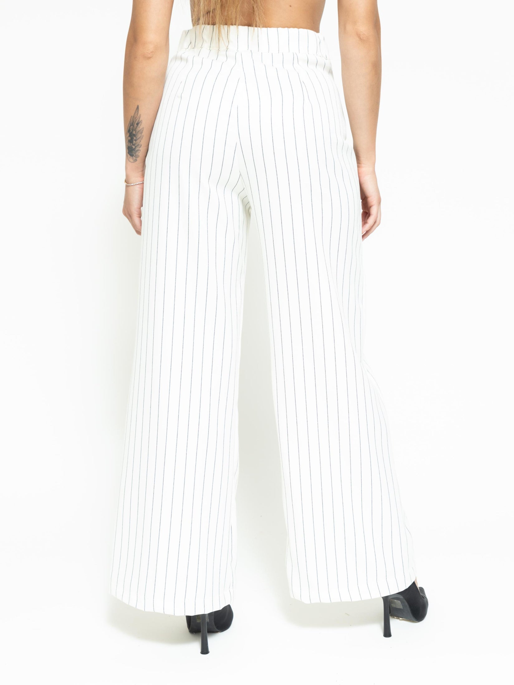 Pantalone palazzo a righe